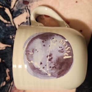 Pisces Constellation Mug - Purple and White